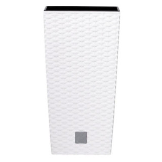 Doniczka Rato square h:61x32cm z wkładem biały DRTS325